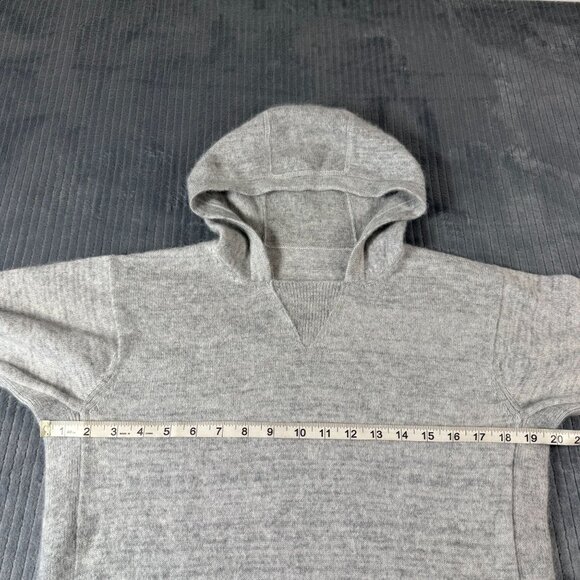 Paka The Hoodie Alpaca Gray Handmade Pullover Small Unisex Peru - Picture 5 of 10